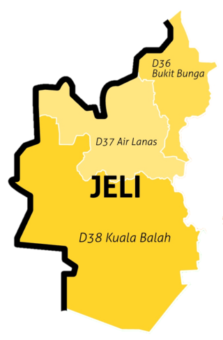 <span class="mw-page-title-main">Jeli (federal constituency)</span> Federal constituency of Kelantan, Malaysia