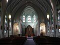 The interior of the university chapel