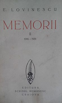 Memoirs, vol. II (1916–1931)