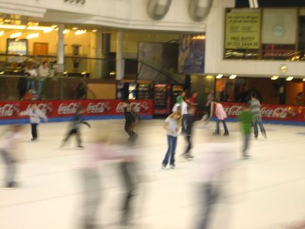 Ice rink within East Kilbride Shopping Centre