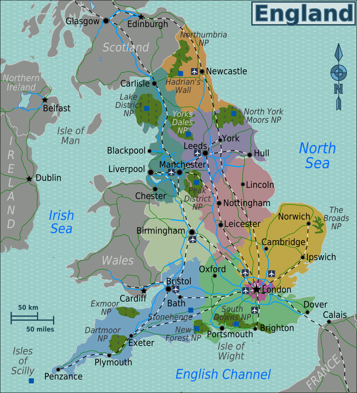 File England Regions Map Png Wikimedia Commons