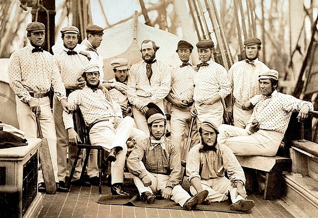The 1859 English team in North America