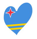 File:Eurovision Song Contest heart Aruba white.svg