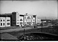 View of Coliseum complex under construction in 1921.