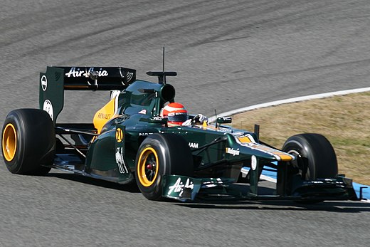 De CT01 tijdens een wintertest op het circuit van Jerez