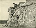 Closeup of damage inflicted on Fort Pulaski, Georgia by Union artillery on Big Tybee Island April 12-14, 1862. In article Fort Pulaski National Monument