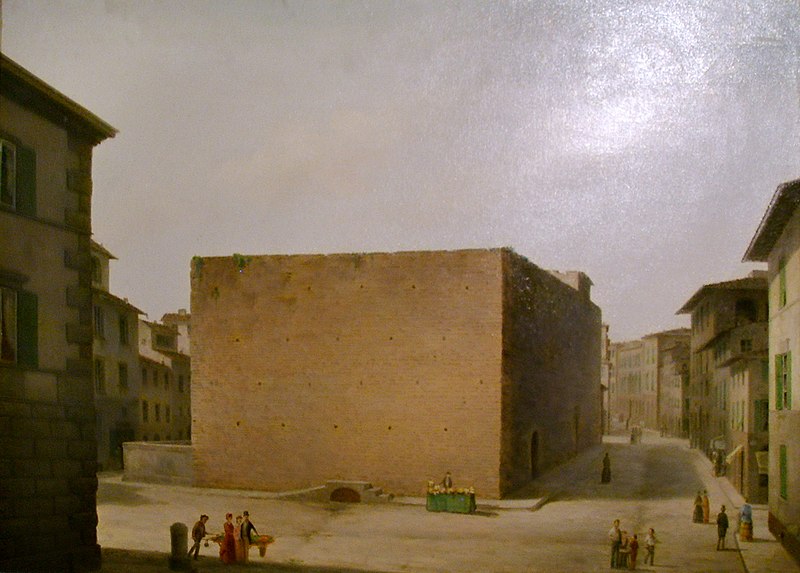 File:Fabio borbottoni, 1820-1902, carcere delle stinche.JPG