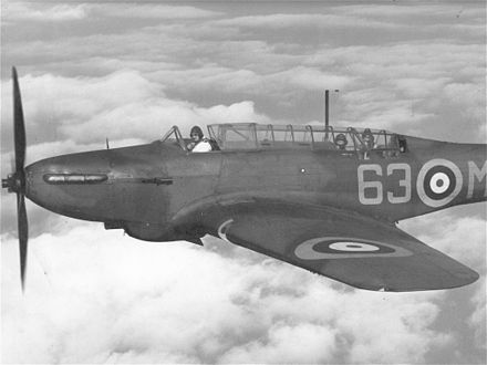 Fairey Battle, K7650/63-M, of No. 63 Squadron, RAF Benson, November 1939. No. 63 was the first operational squadron to be equipped with the type