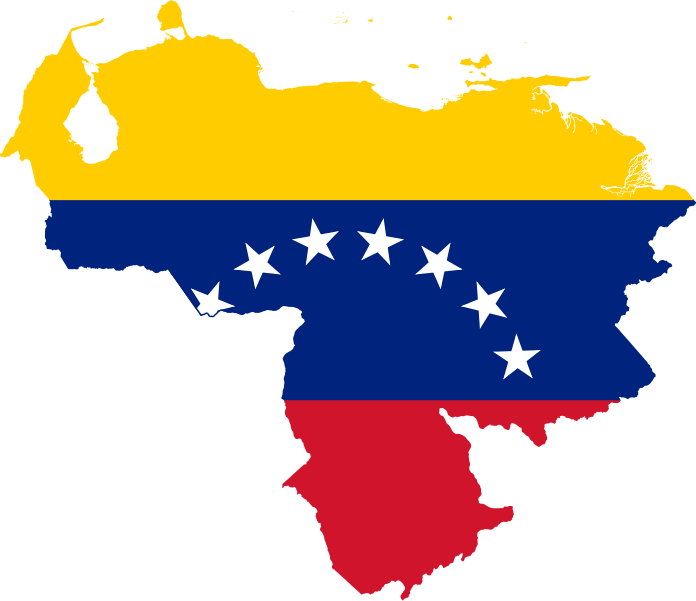 Archivo:Flag-map of Venezuela.svg