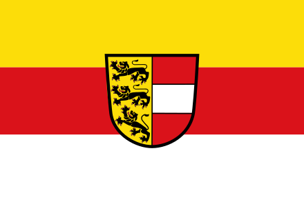 Flag of Carinthia with the coat of arms