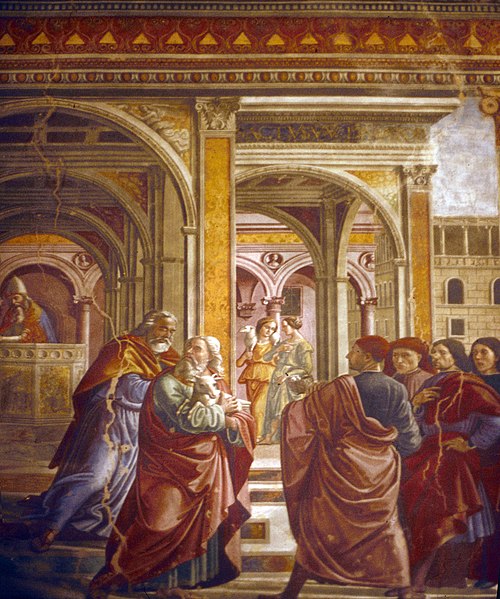 File:Florenz-Santa Maria Novella-14-Fresken des Ghirlandaio-1983-gje.jpg