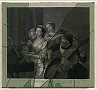 Le concert, Trompe l’oeil, Stich von François-Xavier Vispré