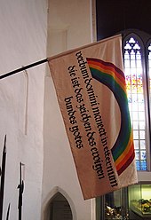 Regenbogenfahne: Historische Verwendung, Friedensbewegung, Symbol der Lesben- und Schwulenbewegung