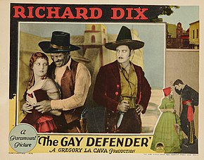 Descrierea imaginii Gay Defender lobby card.jpg.