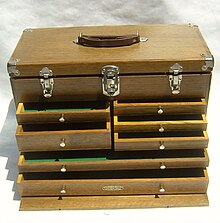 Portable chest with a carrying handle Gerstner Chest 2.jpg