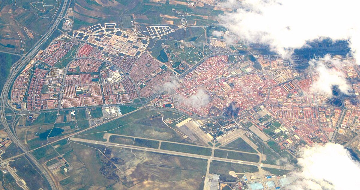 Vista aérea de Getafe