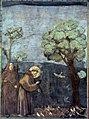 Giotto di Bondone: Szent Ferenc beszél a madarakhoz