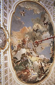 Giovanni Battista Tiepolo - Apoteoza hiszpańskiej monarchii - WGA22369.jpg