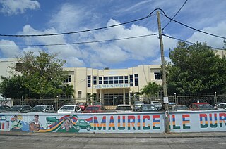 Adolphe de Plevitz SSS School in Grand-Baie, Mauritius