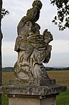 Figure shrine stoning of St.  Stephen