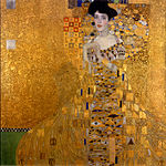 Gustav Klimt, porträtt av Adele Bloch-Bauer, 1907