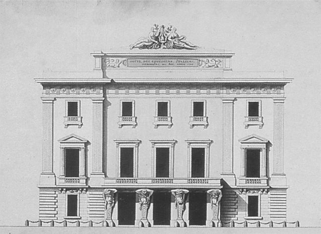 The Hôtel de Bourgogne in the 18th century