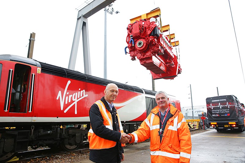 File:HST engine replacement at Craigentinny.jpg