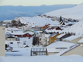 Blick auf Havøysund