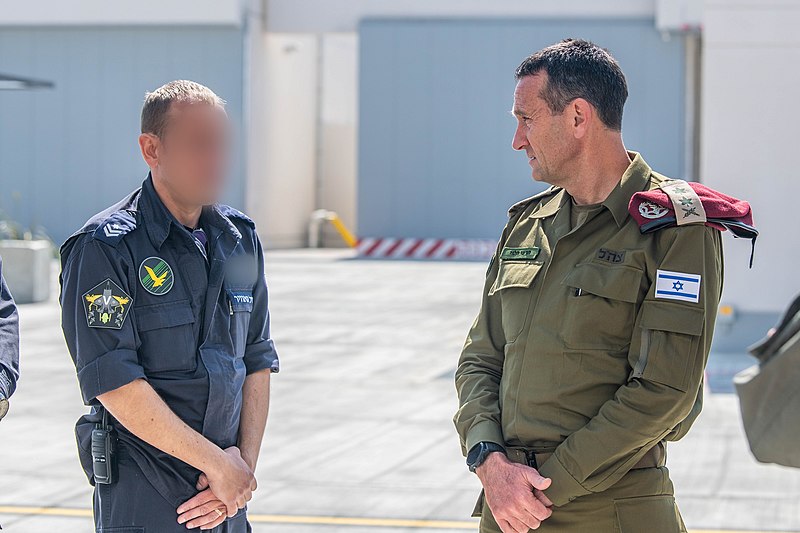 File:Herzi Halevi visit to Nevatim IAF base, 2023 (93307).jpg