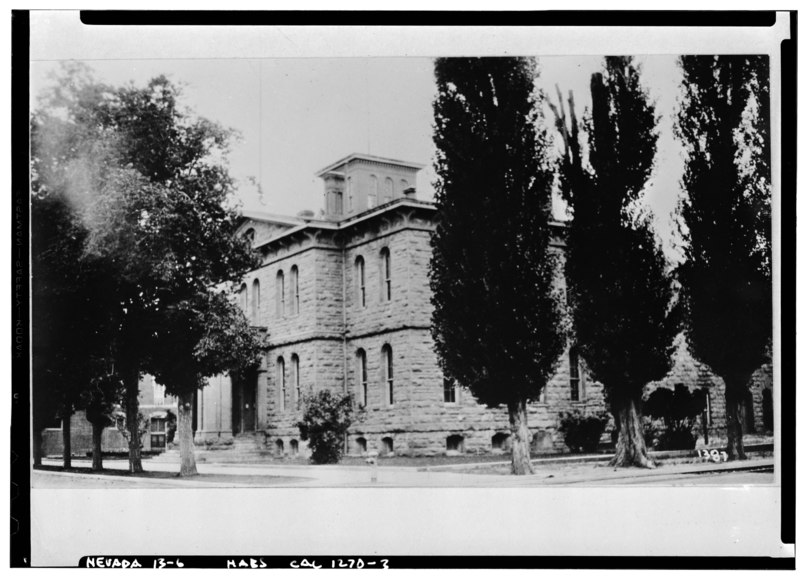 File:Historic American Buildings Survey, Nevada Professional and Service Projects Taken 1940 - United States Mint, Carson Street, Carson City, Carson City, NV HABS NEV,13-CARCI,20-3.tif