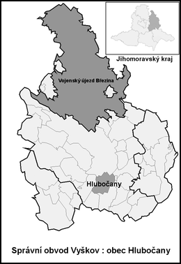 Hlubočany - Localizazion