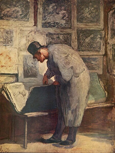 File:Honoré Daumier - The Print Collector (Philadelphia Museum of Art).jpg