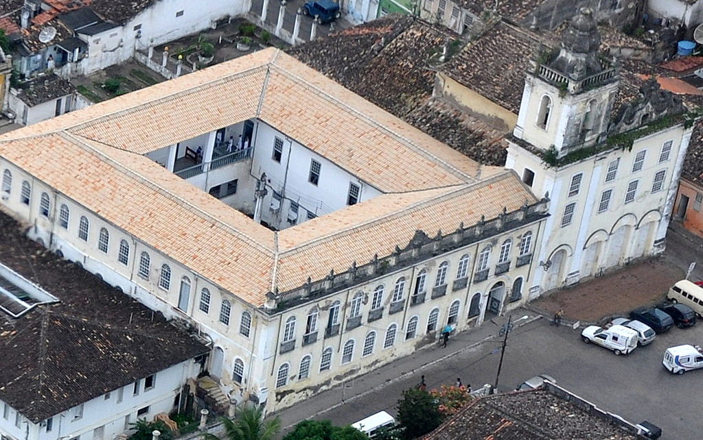 L'hôpital Saint Jean de Dieu à Cachoeira au Brésil.