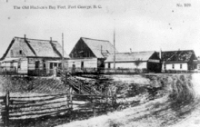 Fort George trading post (1880) Hudson's Bay Post at Fort George.gif