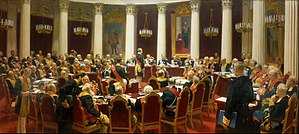 Ilya Repin - Ceremonial Sitting of the State Council on 7 May 1901 Marking the Centenary of its Foundation