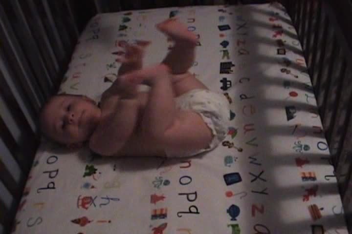 5 month old baby talking