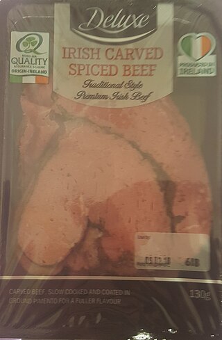 <span class="mw-page-title-main">Spiced beef</span> Form of salt beef