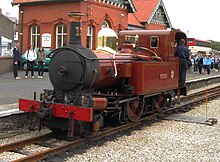 No.13 Kissack fitted with Association-funded injectors at Port Erin Station Isle of Man (2995367753).jpg