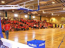 John Sandford Sport Centre, former home of the Leicester Riders. JSSC.jpg