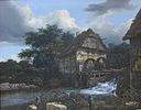 Jacob Isaacksz.  van Ruisdael - Dva vodní mlýny a otevřené stavidlo - WGA20479.jpg