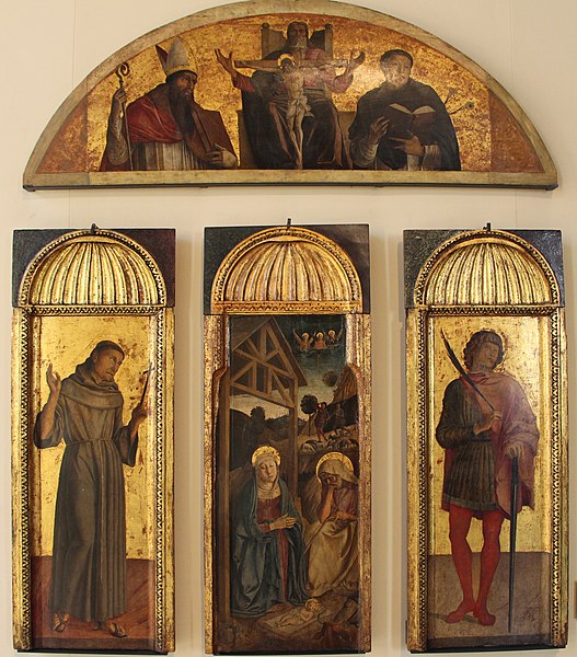 File:Jacopo, gentile e giovanni bellini, polittico della natività, da s.m. della carità, 1464-70 ca., 01.JPG