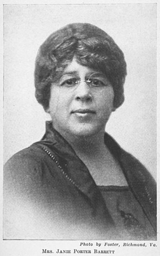 <span class="mw-page-title-main">Janie Porter Barrett</span> American social reformer, educator and welfare worker