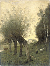 Jean-Baptiste-Camille Corot - Landschap knotwilgen.jpg ile tanıştı