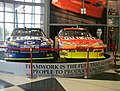 Jimmie Johnson and Jeff Gordon's 2009 race cars in Hendrick Motorsports