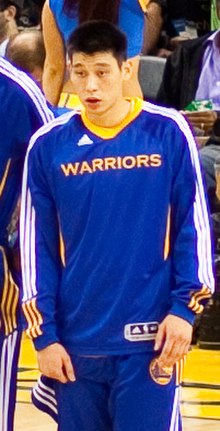 Lin prior to a game in 2010