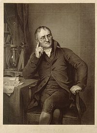 John Dalton. Line engraving by W. H. Worthington, 1823, afte Wellcome V0006489.jpg