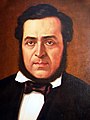 Juan Rafael Mora Porras (1814-1860). Héroe nacional y llibertador de Costa Rica pol so lideralgu na Campaña Nacional de 1856-1857.