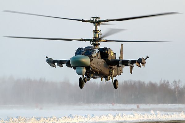 Serial Ka-52 at Torzhok Air Base