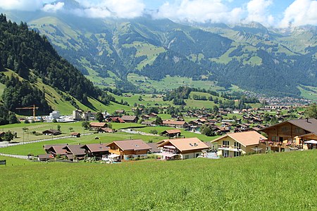 Kandergrund und weiter talwärts nach Frutigen