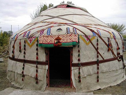 Kazakh felt yurt